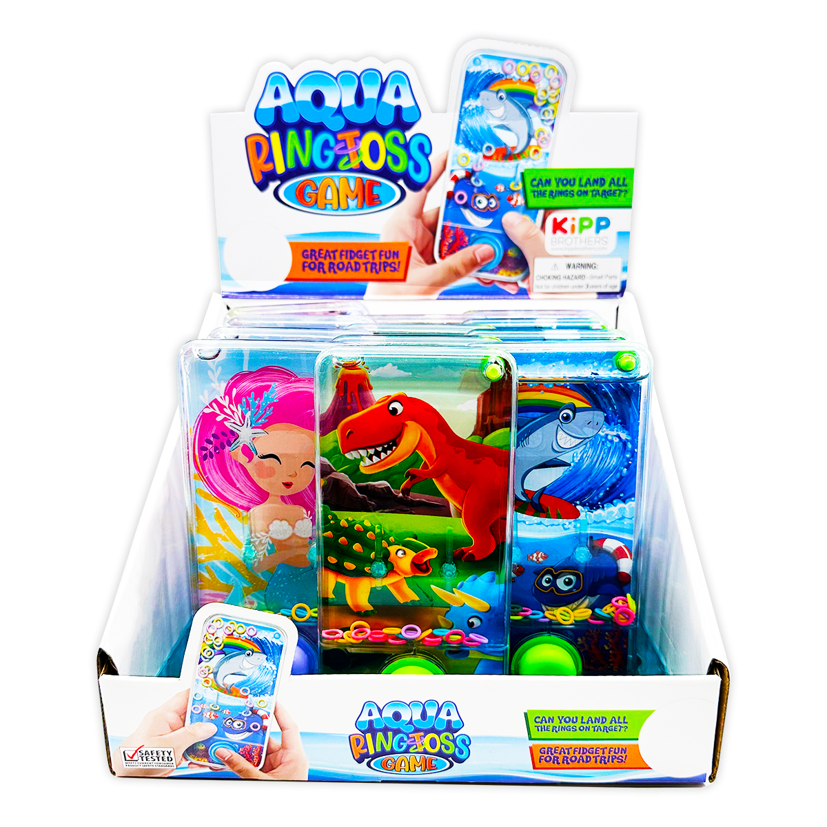 Novelty Brands - Wholesale Retailer Display - Kids & Baby - So Much Fun! Aqua Ring Water Toss Game - 12/Display1