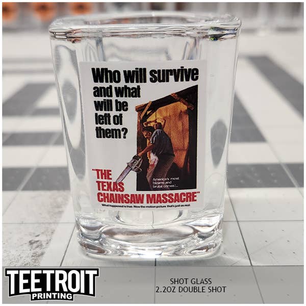 Teetroit Printing LLC - Wholesale Shot glass - Horror Shot Glasses33