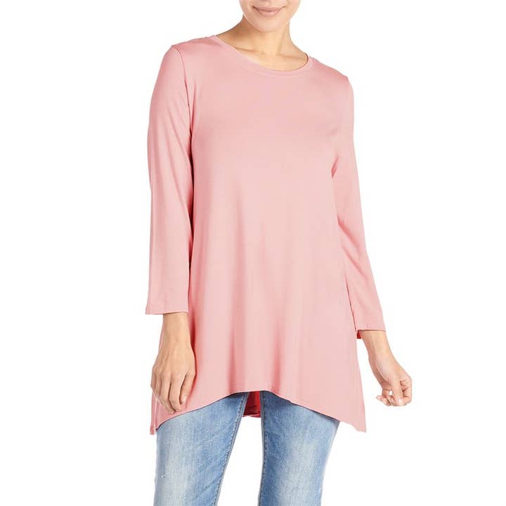 Grey Lilac Essential Tunic for wholesale on Faire