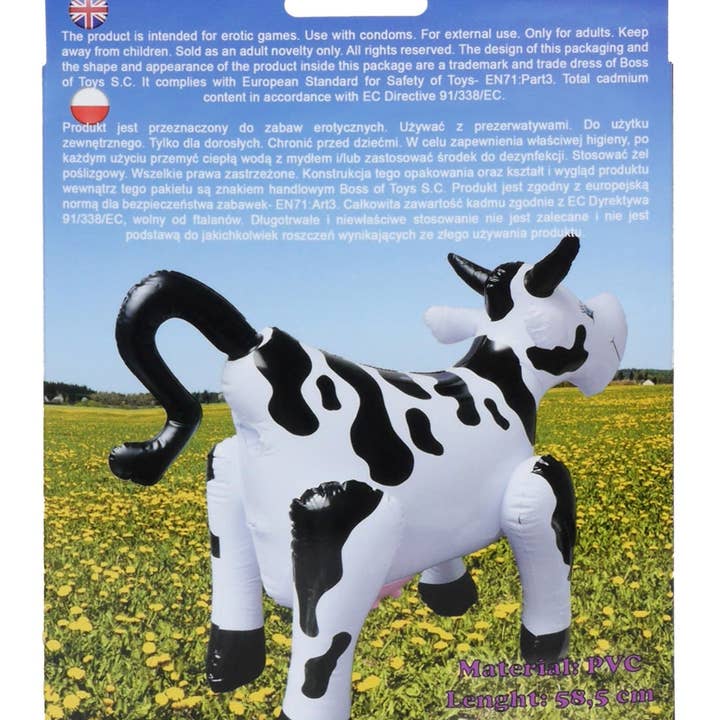 Kinky Pleasure - Wholesale Inflatables - Bossoftoys Matylda's Inflatable Doll - Pretty Cow - 50 cm - Masturbator - 59-00004