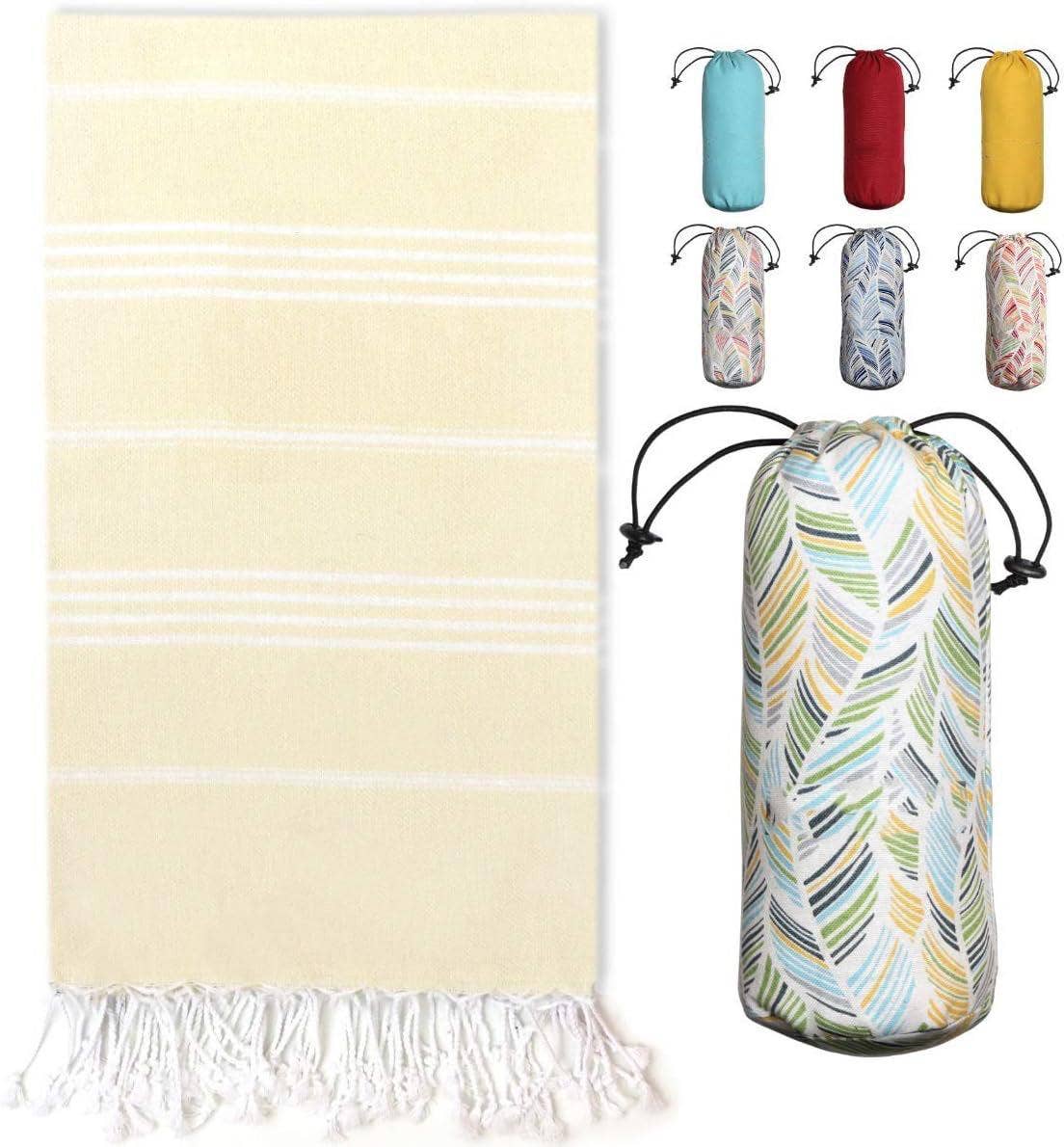 Gypsy Soul - Wholesale Beach Towel - Turkish Towel With Travel Pouch - 12 Assortment4