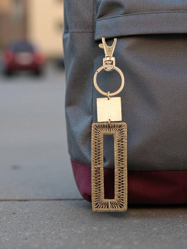 PORTA-CHAVES RETANGULAR TECIDO EM FIO por atacado de Andrea Bijoux