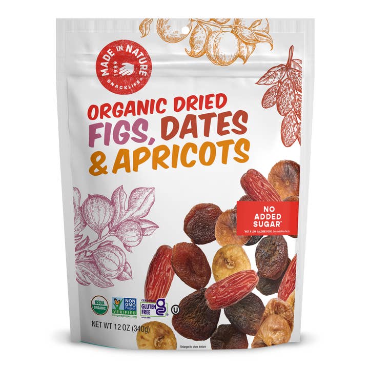 Organic Dried Figs, Dates & Apricots for wholesale by Made In Nature