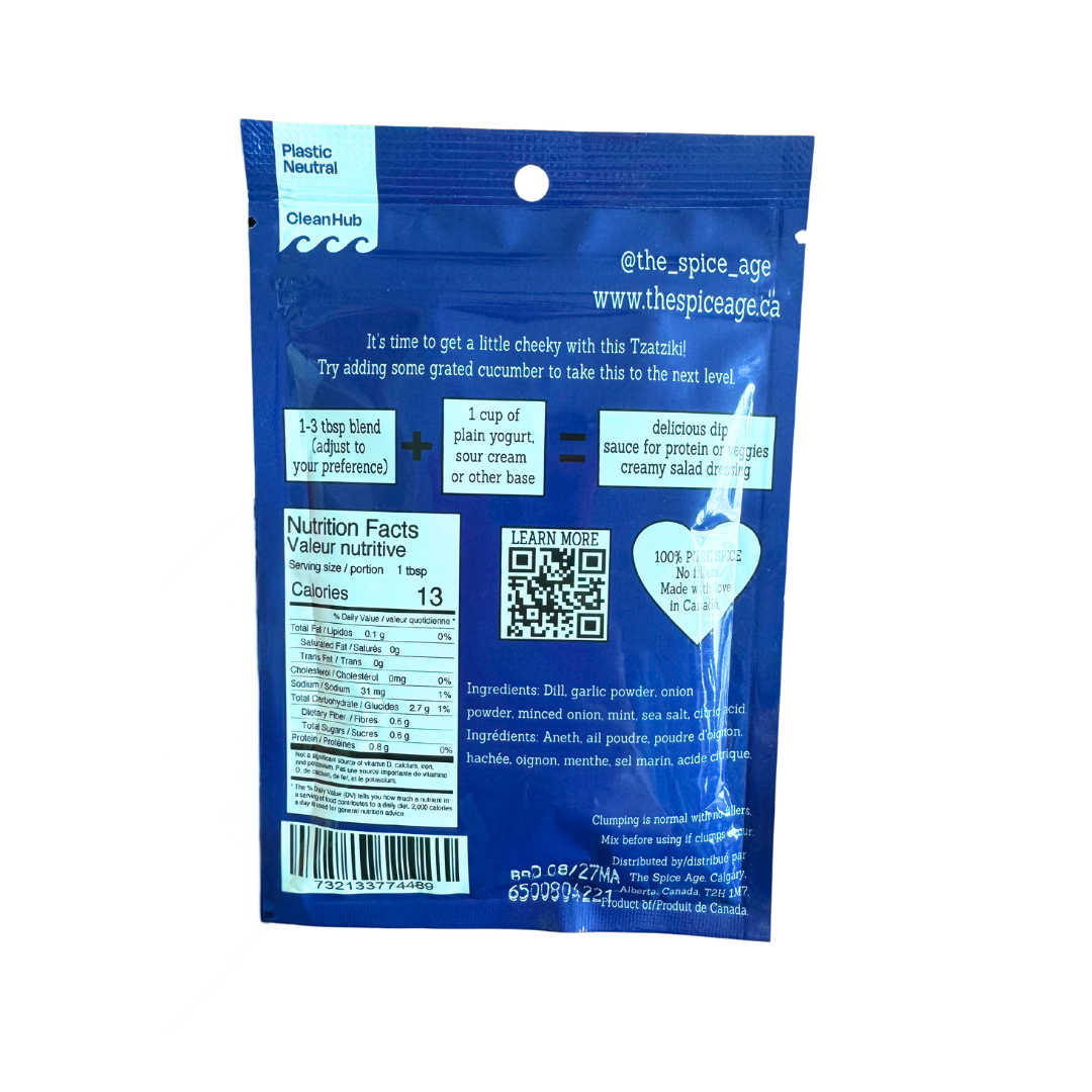 The Spice Age - Wholesale Birthday card - Birthday Cards - Send a Tzatziki Dip Mix! 2