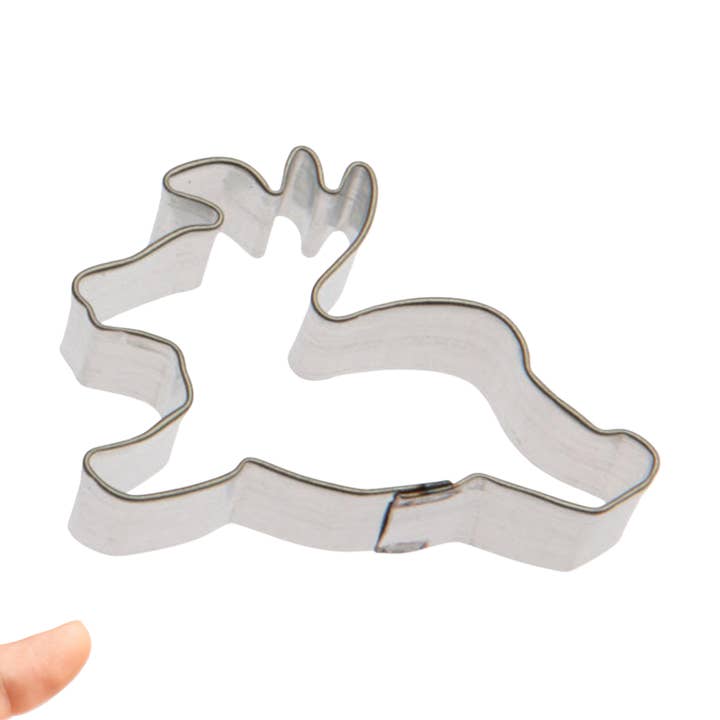 Mini Reindeer Cookie Cutter 1.75 In. M103 for wholesale by CookieCutter.com