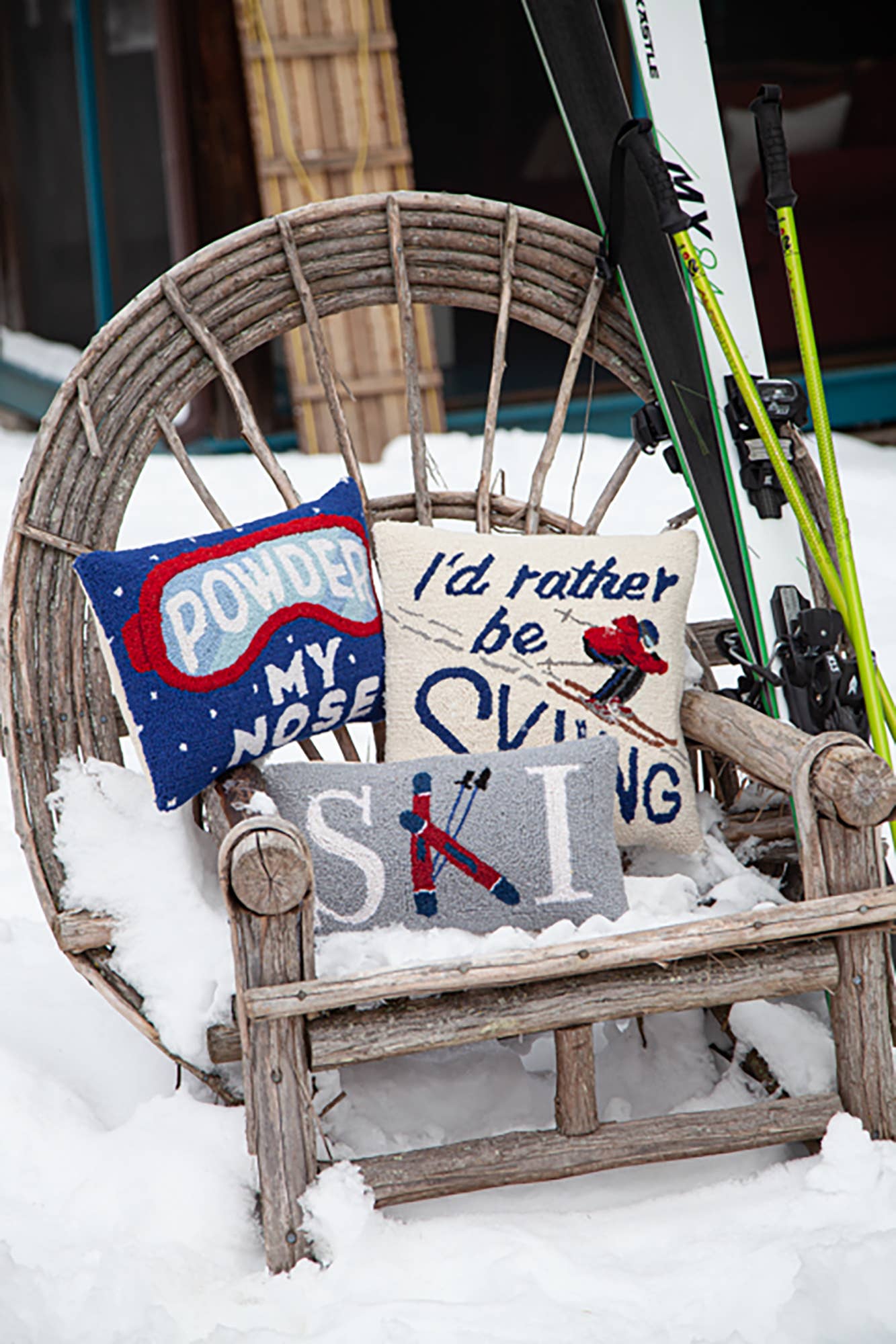 Peking Handicraft - Wholesale Throw/Decorative Pillow - Ski Hook Pillow4