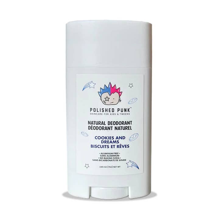 Aluminum Free Natural Deodorant in Cookies and Dreams
for wholesale by Polished Punk