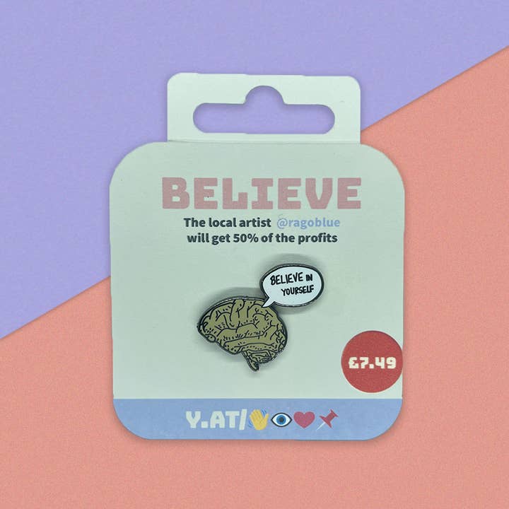 Believe - Alfiler esmaltado de primera calidad para venta al por mayor de ILovePins