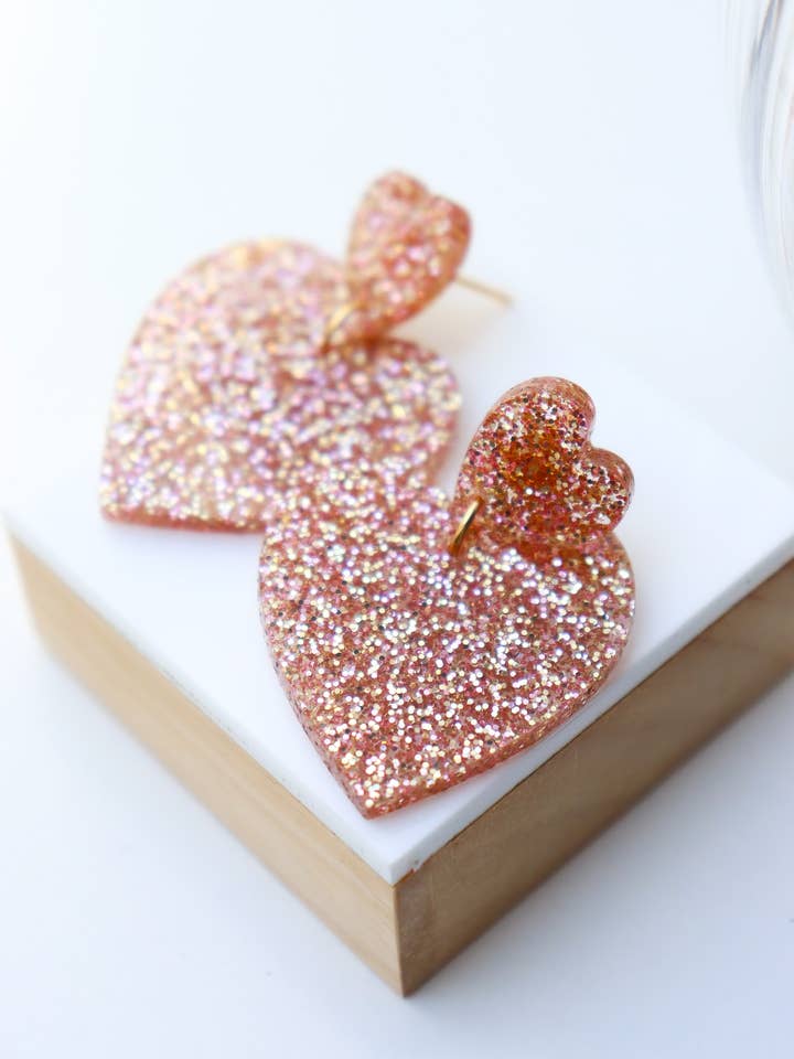 Augustine Øreringe Fersken Pailletter for engroshandel hos CG Home