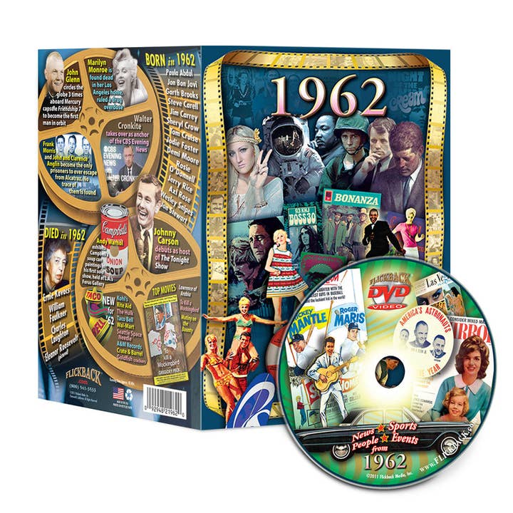 1962 Flickback DVD Video Gratulationskort: Stor födelsedags- eller jubileumsgåva för wholesale av Flickback