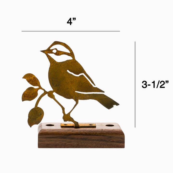 Elegant Garden Design - Wholesale Outdoor Ornament/Decor - Black-Capped Chickadee Tab9