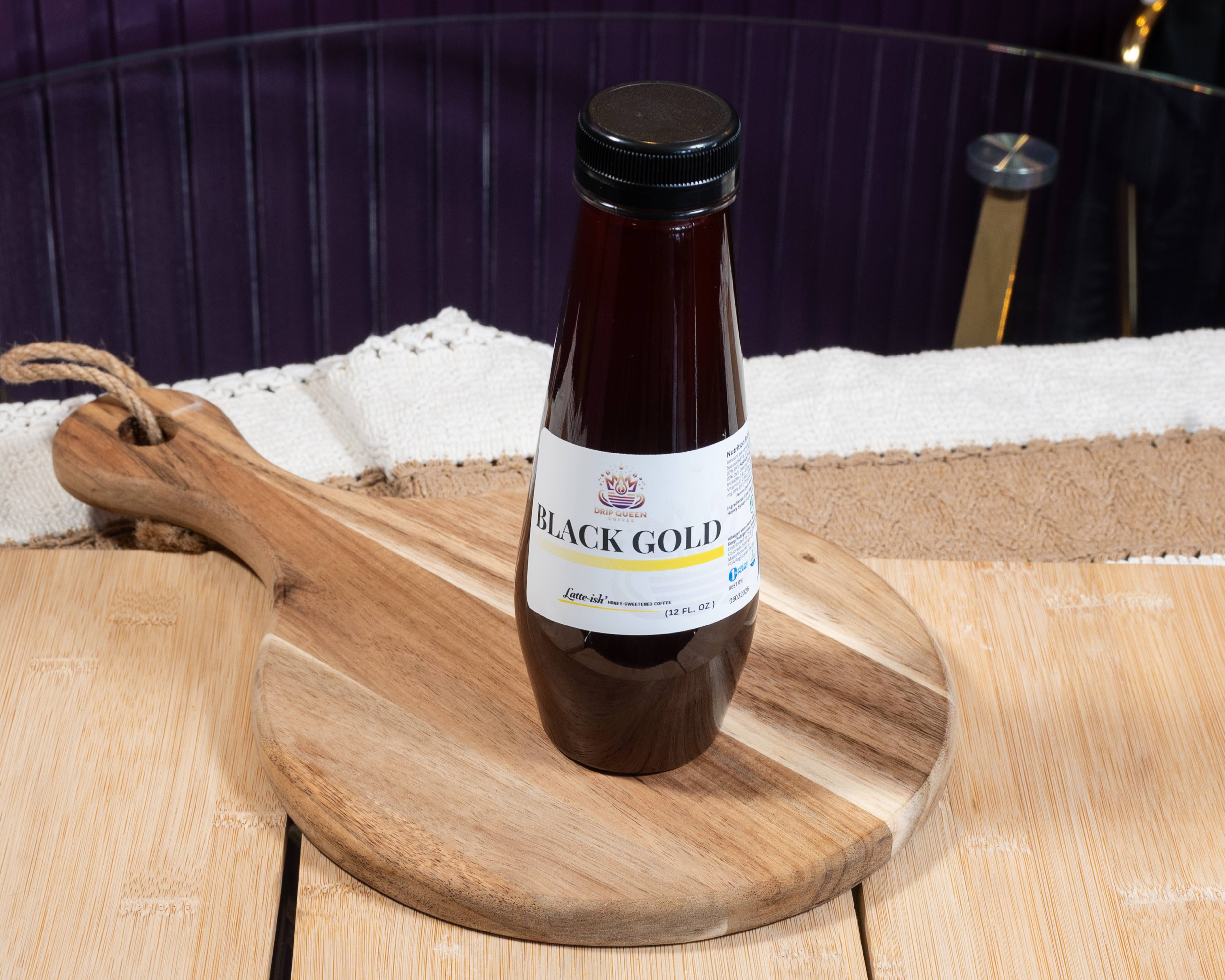 Drip Queen Coffee - Wholesale Iced Coffee/Cold Brew - Latte-ish Black Gold Cold Brew Coffee -  12/12oz4