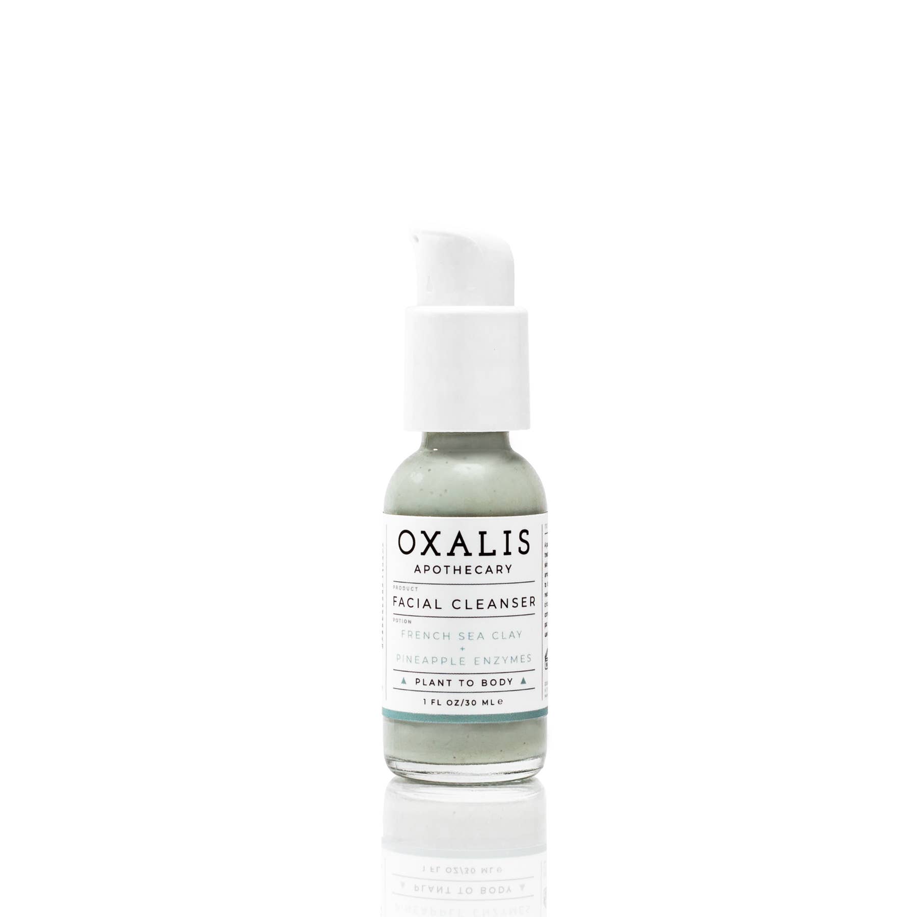 Oxalis Apothecary - Wholesale Facial Cleanser - French Sea Clay + Pineapple Enzymes Balancing Facial Cleanser1