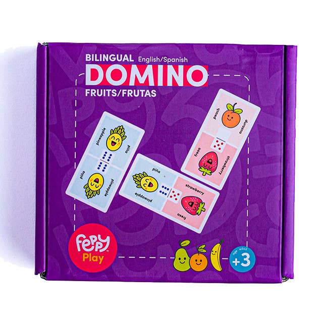 Bilingual Dominoes Game to Learn Spanish and English Vocabul for wholesale by Feppy