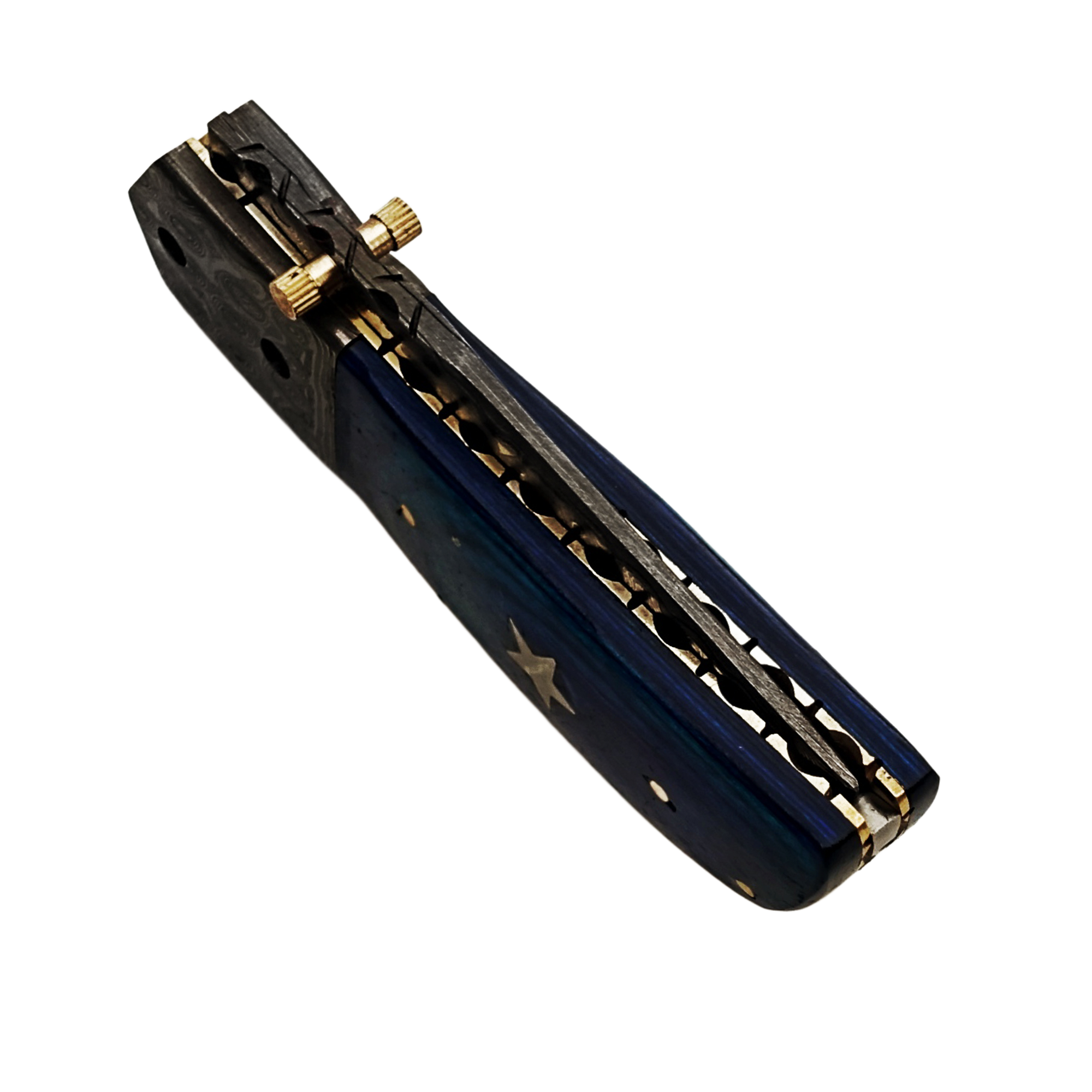 Ruddock Bros. LLC - Wholesale Pocket Knife/Holder - The Duke Folding Knife - Damascus Steel4