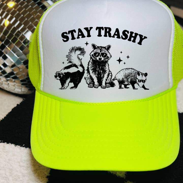 H+P Wholesale - Wholesale Trucker Hat - Women's - Stay trashy trucker hat