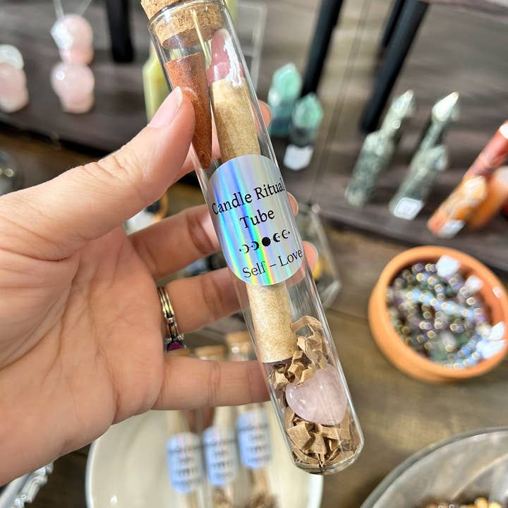 Mz. Jones’ Curio, Inc. - Wholesale Meditation Supplies - Candle Ritual Tube1