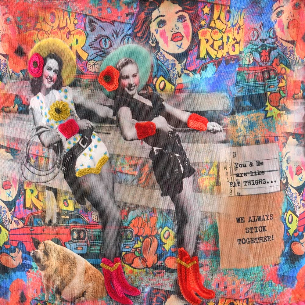 Karma Living - Wholesale Lamp Shade - Set of 2 Collapsible Cow Girl Lampshade 18x18x122