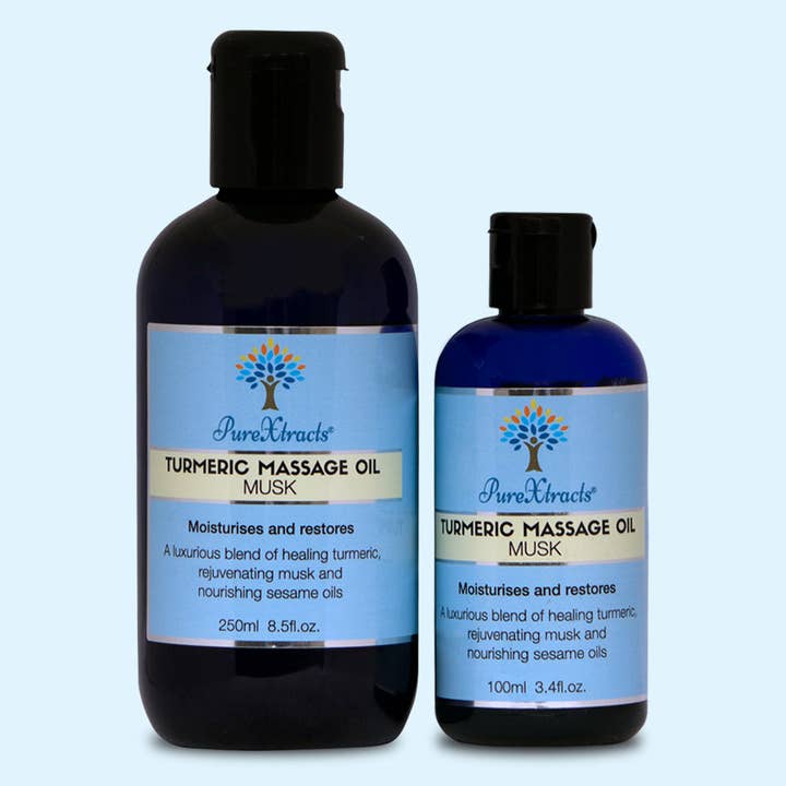 PureXtracts - Vendita all'ingrosso Olio/gel per massaggi - Olio da massaggio alla curcuma - Musk