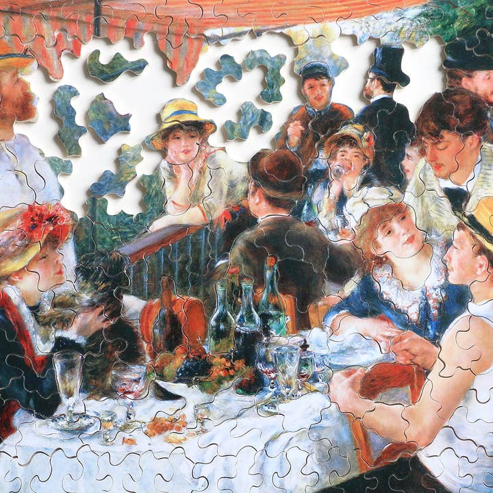 Wooden art puzzle - LUNCHEON OF THE BOATING PARTY for wholesale by Wilson Jeux