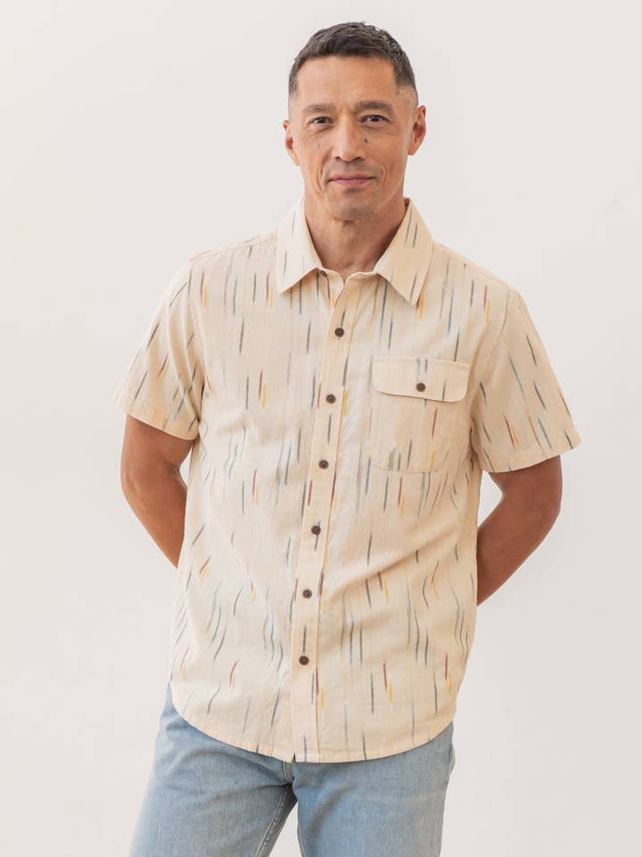 Marten Shirt / Lantern Ikat for wholesale on Faire
