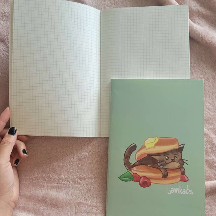 JamKats - Wholesale Notebook - A5 Grid Notebook2