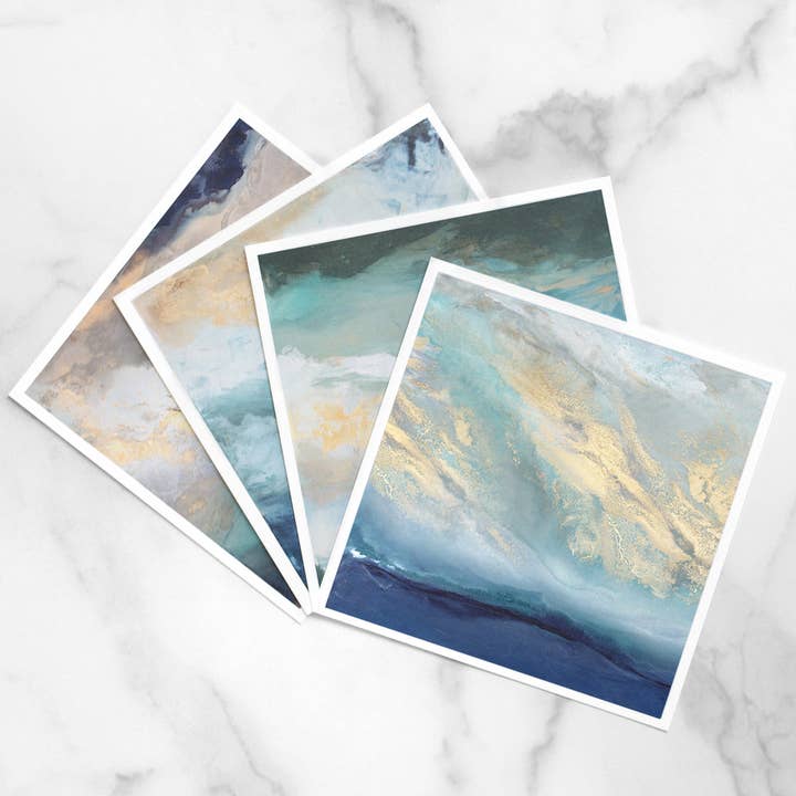 Coastal 4 Set - Prints for wholesale by Julia Contacessi Fine Art