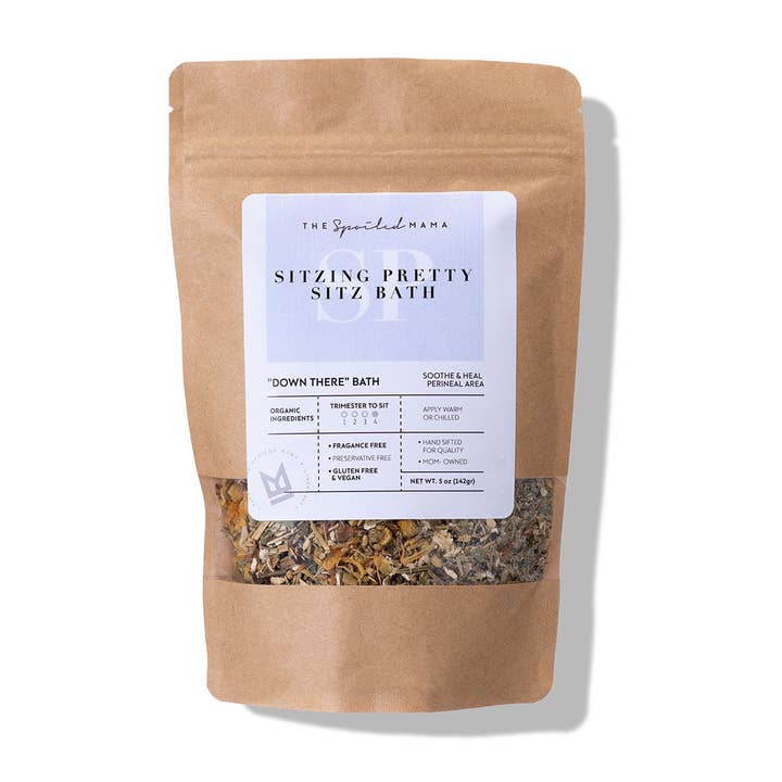 ”Sitzing Pretty” postpartum Sitz Bath för wholesale av The Spoiled Mama