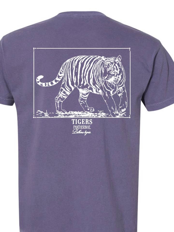 Tiger Comfort Color Shirt for wholesale by Southern Press Shirt Company