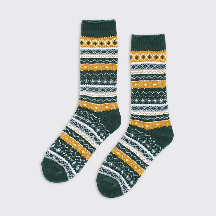 Chloe Fairisle Super Soft Socks for wholesale by Forever England / Millie Mae