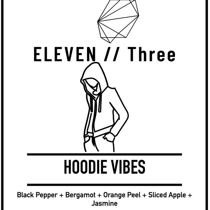 SWEAT À CAPUCHE VIBES pour la vente par ELEVEN//Three