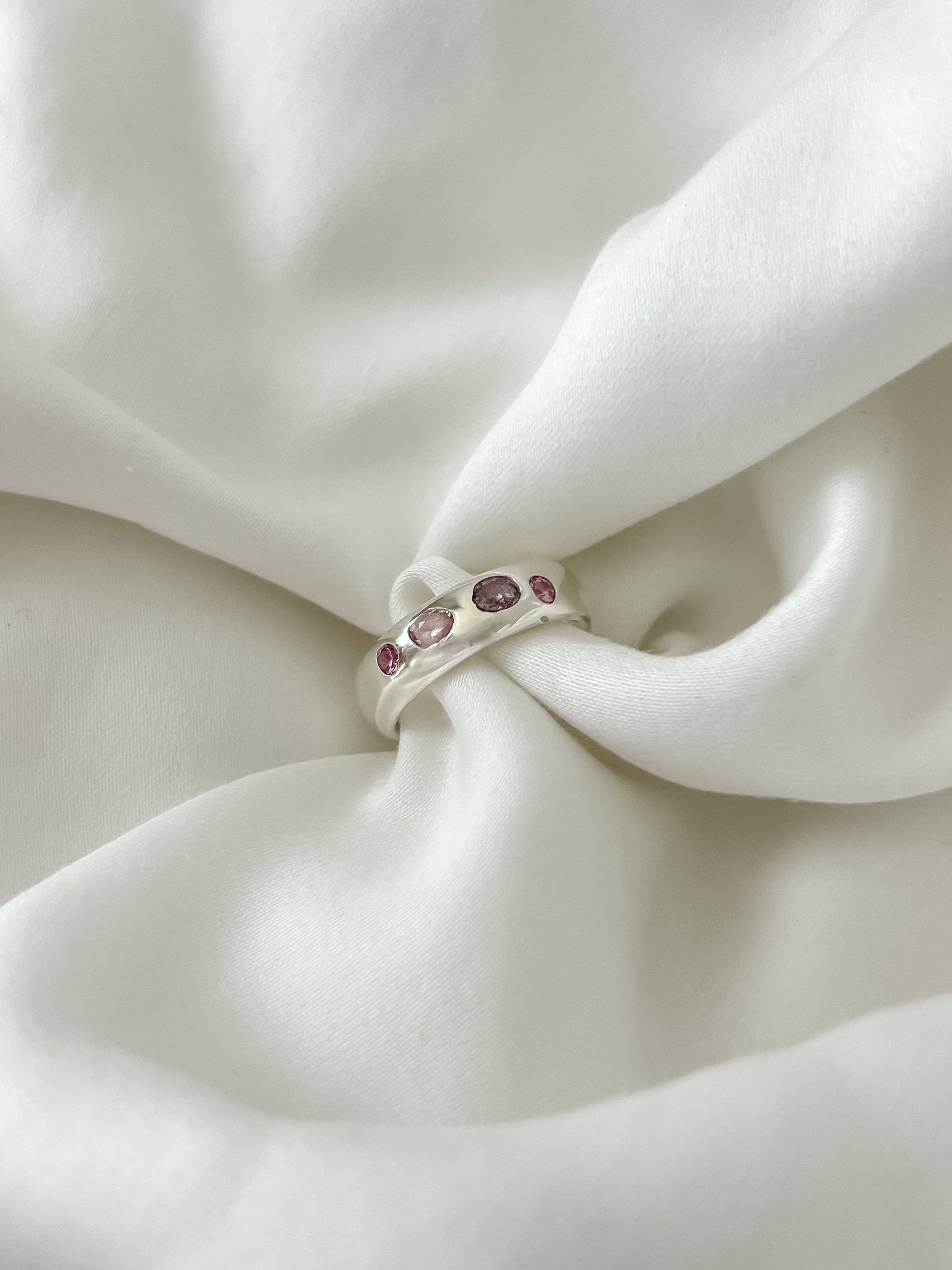 Amory C Jewelry - Wholesale Multi-Stone Ring - #9 Pink Sapphire 4 Stone3