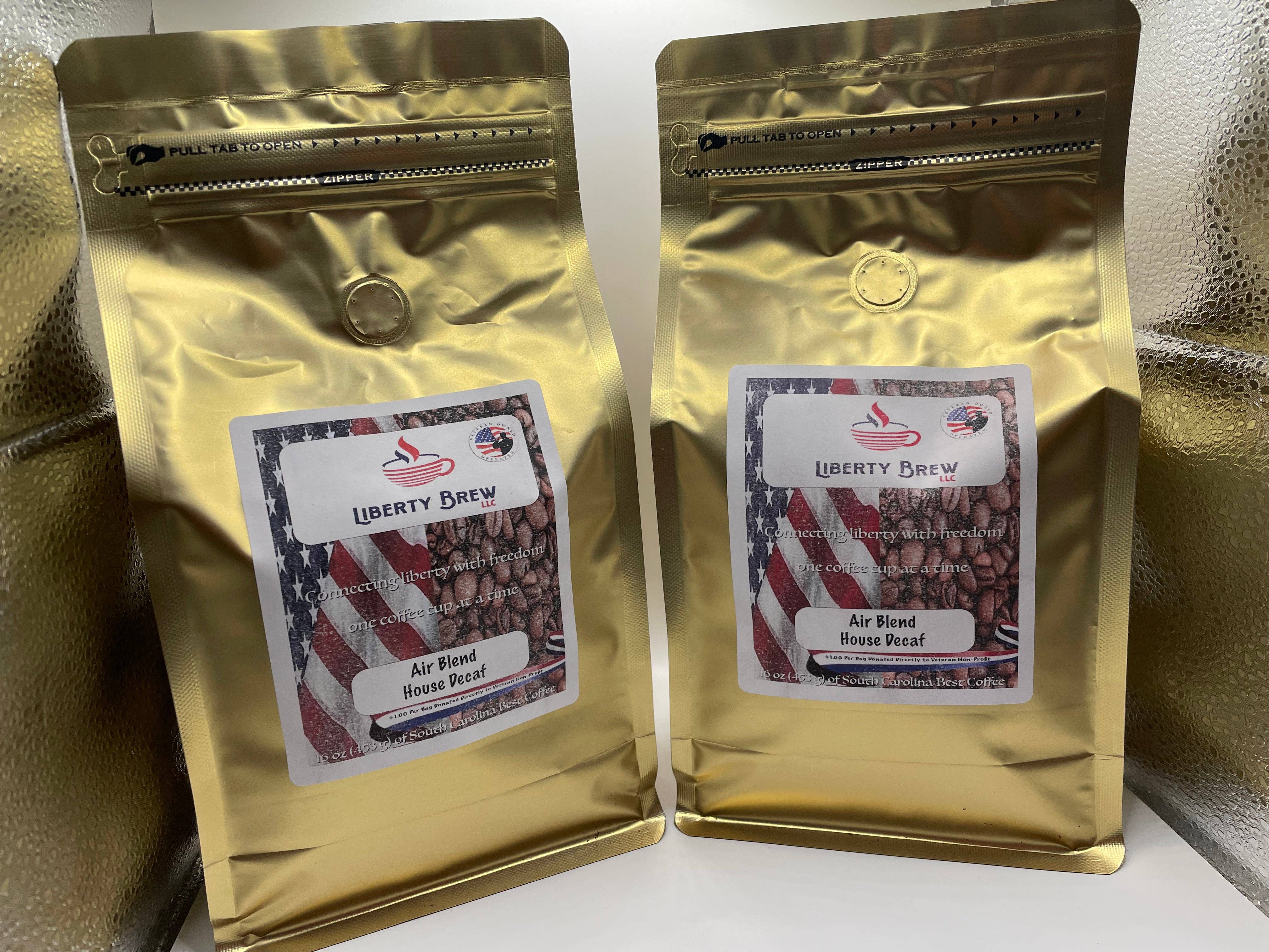 Liberty Brew - Wholesale Coffee beans - Air Blend (Decaf)0