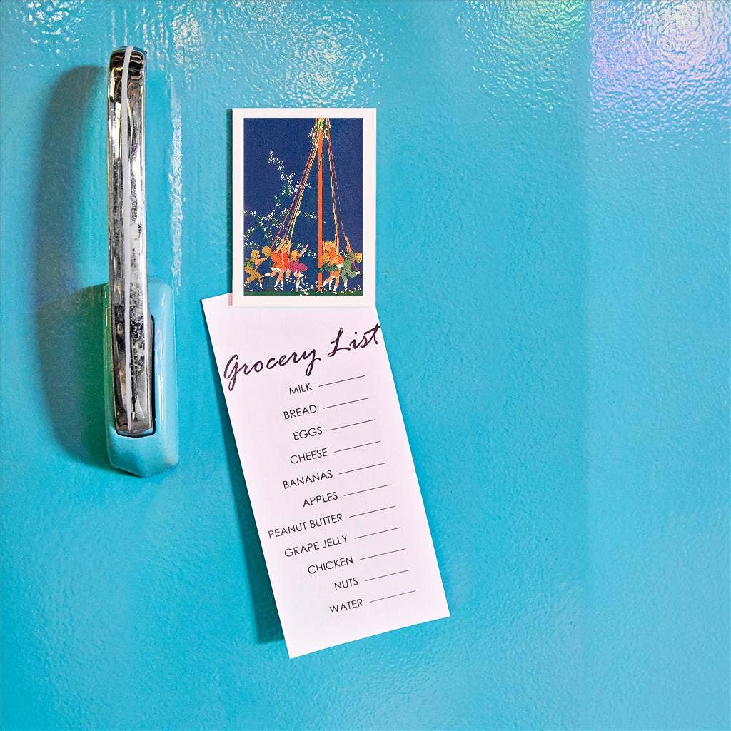 Found Image Press – wholesale Magnet – Magnet KF-603 Children Around May Pole1