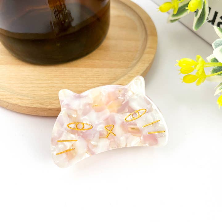 TheDivaSoap - Wholesale Hair Clip - Women's - Cute Cat Hair Clip, Acetate Animal Claw Clip