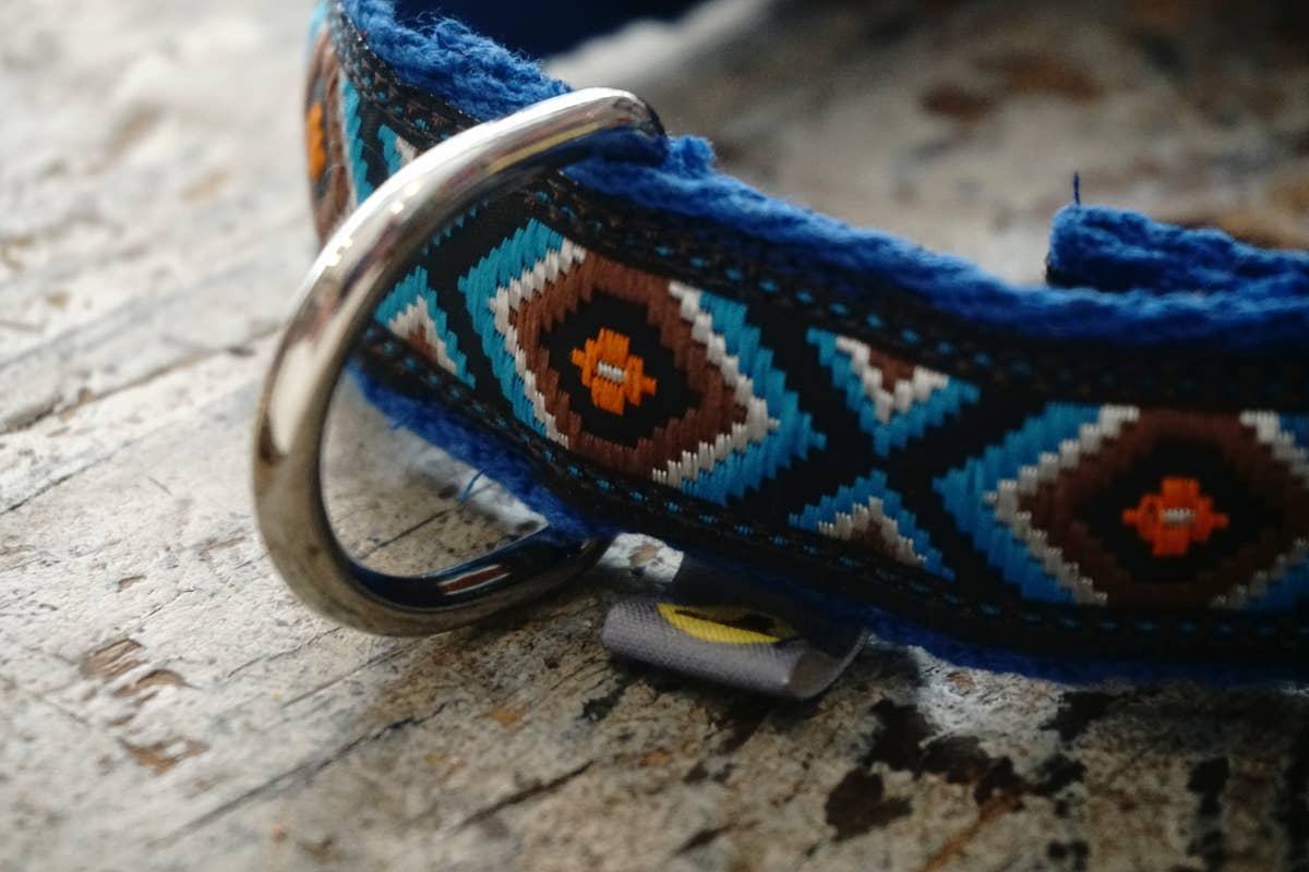 hundsfutter - Wholesale Pet Collar - Dog - Dark navy blue design necklace and strap set7