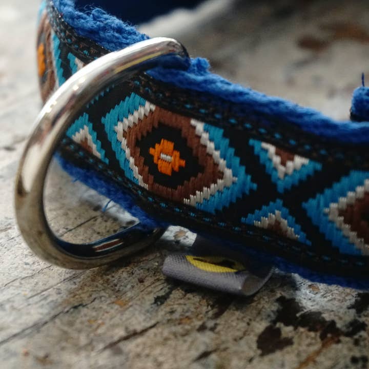 hundsfutter - Wholesale Pet Collar - Dog - Dark navy blue design necklace and strap set7