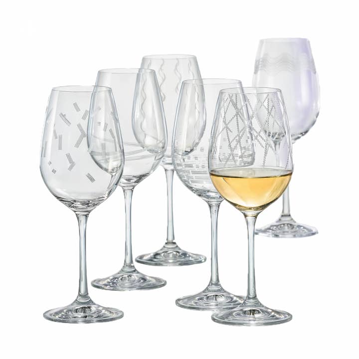 Set of 6 tempo 350ml wine glasses for wholesale by AULICA