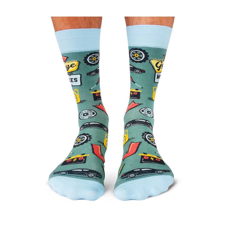 Uptown Sox - Wholesale Socks - Men's - Garage Guru Socks - M/L (Men)