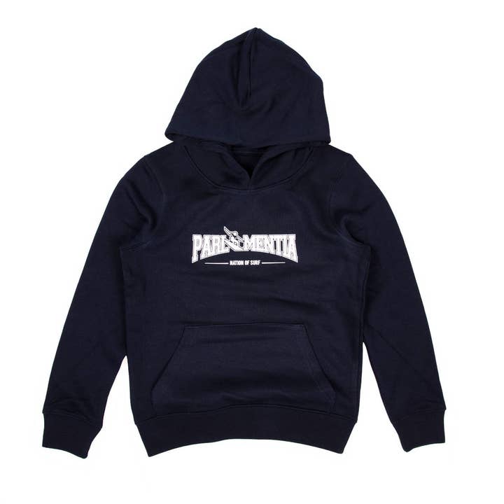 Hoodie kid navy - white College pour la vente par Parlementia