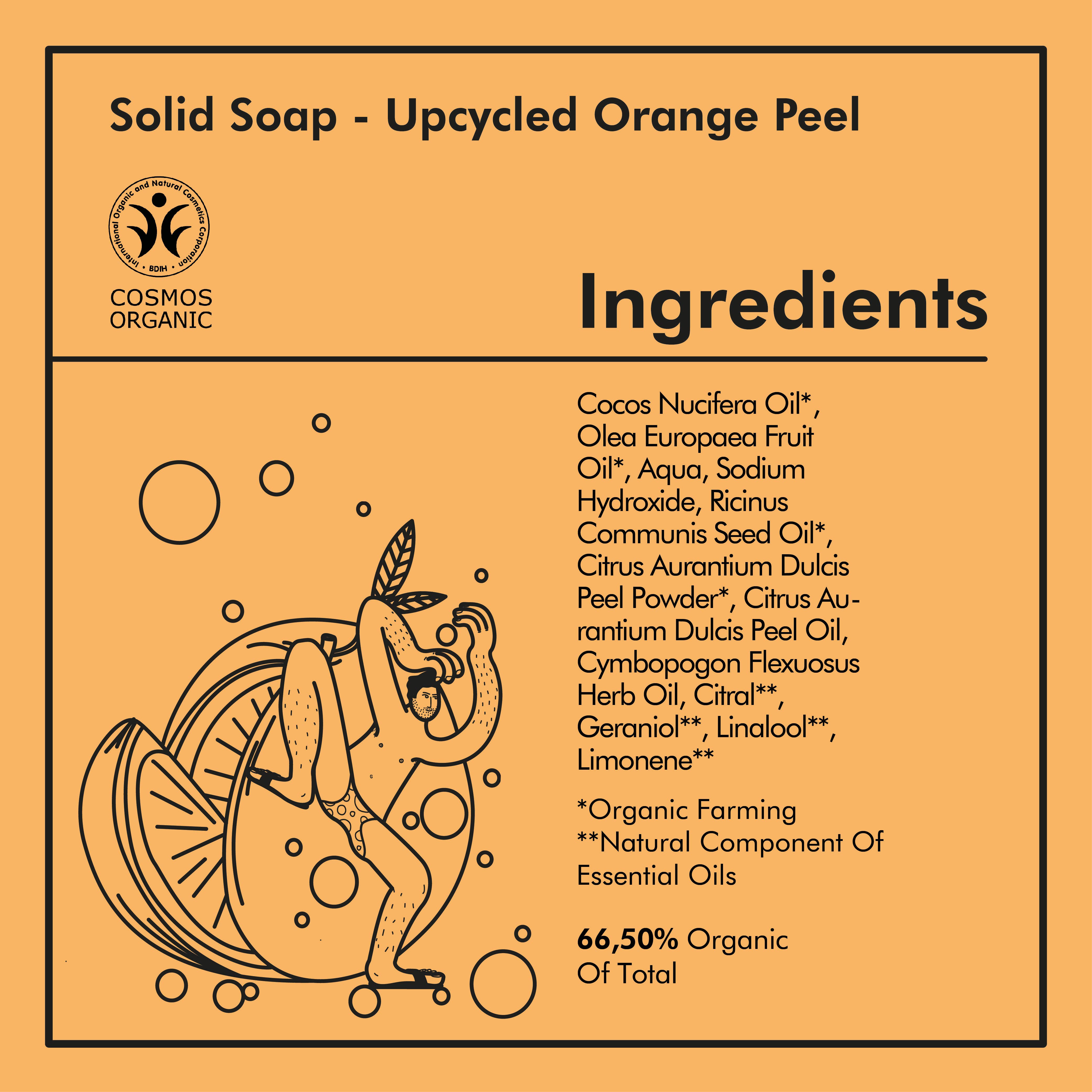 NICAMA - Wholesale Bar Soap - NICAMA - upcycling soap with orange peel3