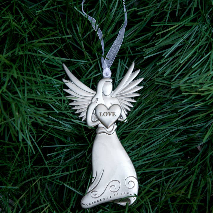 The Grandparent Gift Co. Inc. - Wholesale Ornament - Anniversary Of Loss Gift: Sympathy Angel Ornament 4549