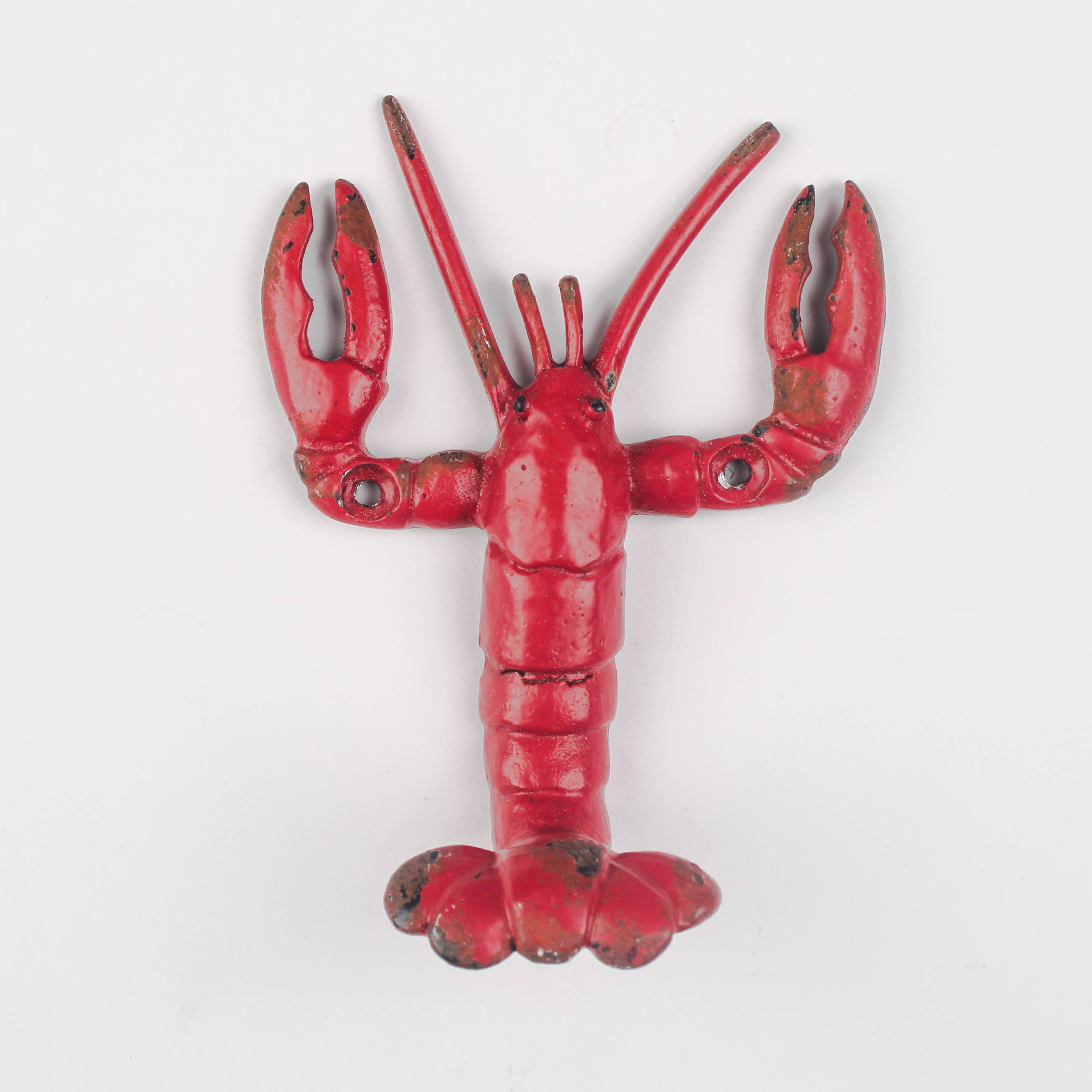 Originals International Ltd - Wholesale Muurhaak - Rode kreeftenmuurhaak van metaal1