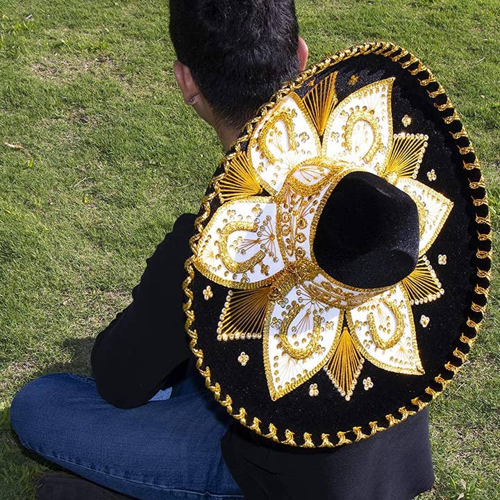 FESTMEX - Wholesale Cowboy Hat - Unisex - Authentic Adult Mexican Sombrero Mariachi Charro Hat, Premium Mexican Hat for Costume Parties, 5 de Mayo, 16 de Septiembre6