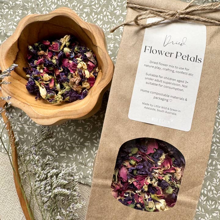 Dried Flower Petals - Violet Blossom for wholesale by Little Wild & Green