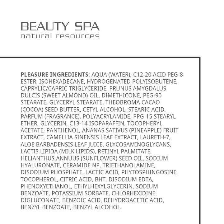 SPA INDUSTRY - Wholesale Body Cream/Lotion - Beauty Spa FACE & BODY FIRMING MASSAGE CREAM PLEASURE, 300ml1