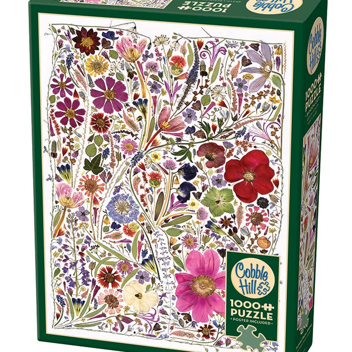 Outset Games and Cobble Hill Puzzles - Wholesale Puzzle - Adult - Flower Press: Spring 1000pc Puzzle0
