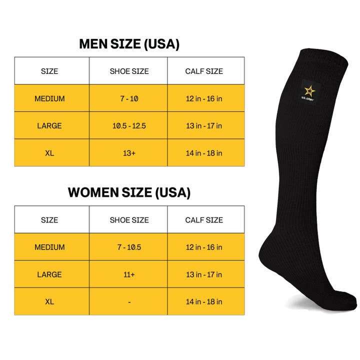 Extreme Fit Wholesale - Wholesale Socks - Unisex - OFFICIAL US ARMY LICENSED KNEE HIGH COMPRESSION SOCKS2