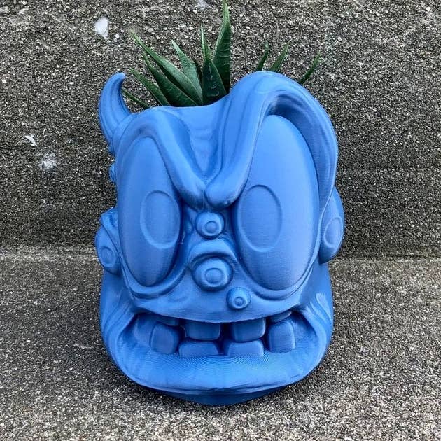 Pot de monstre, Pot de succulente, Pot de plante pour la vente par Cloud Nine 3d Studio