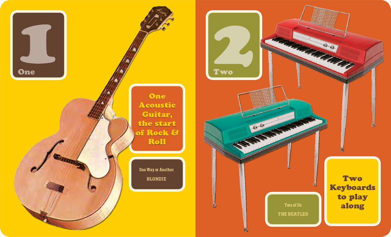 Laughing Elephant Books - Vendita all'ingrosso Libro per neonati e bambini (0-2) - One, Two, Three O'clock, Rock: Il primo libro dei numeri per bambini cool1